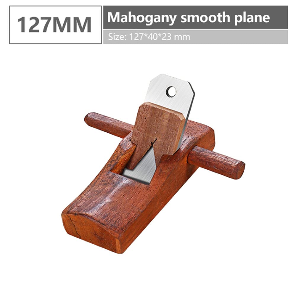 Ręczny strugarka do obróbki drewna Narzędzie strugania Płaski Dolna krawędź Narzędzia przycinania dla stolarza(127mm Mahogany)