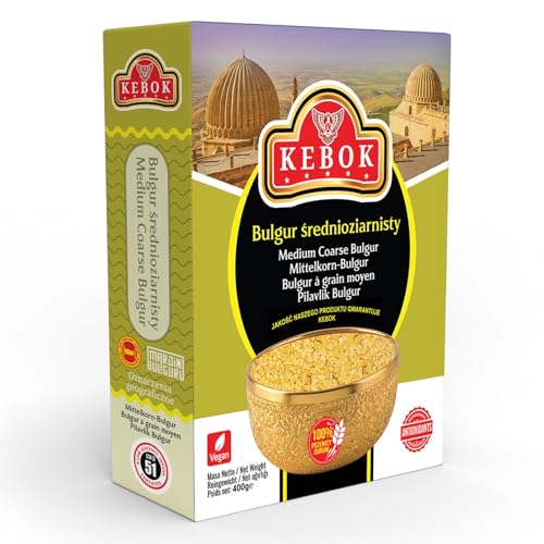 KEBOK Bulgur - Grano medio, vegano, 1000 g