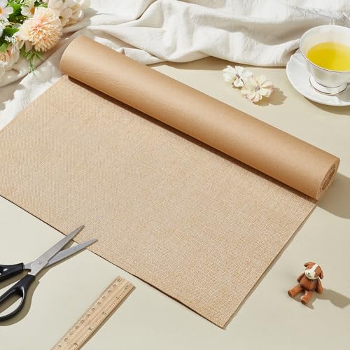 Patch de réparation en lin beige 2m x 40cm ruban adhésif tissu