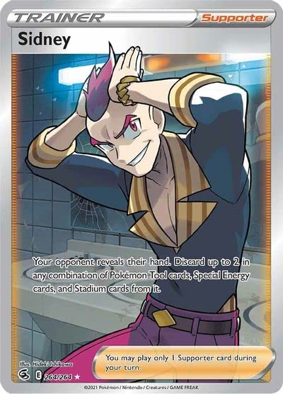 Sidney - 264/264 - Full Art Ultra Rare - Sword & Shield - Fusion Strike