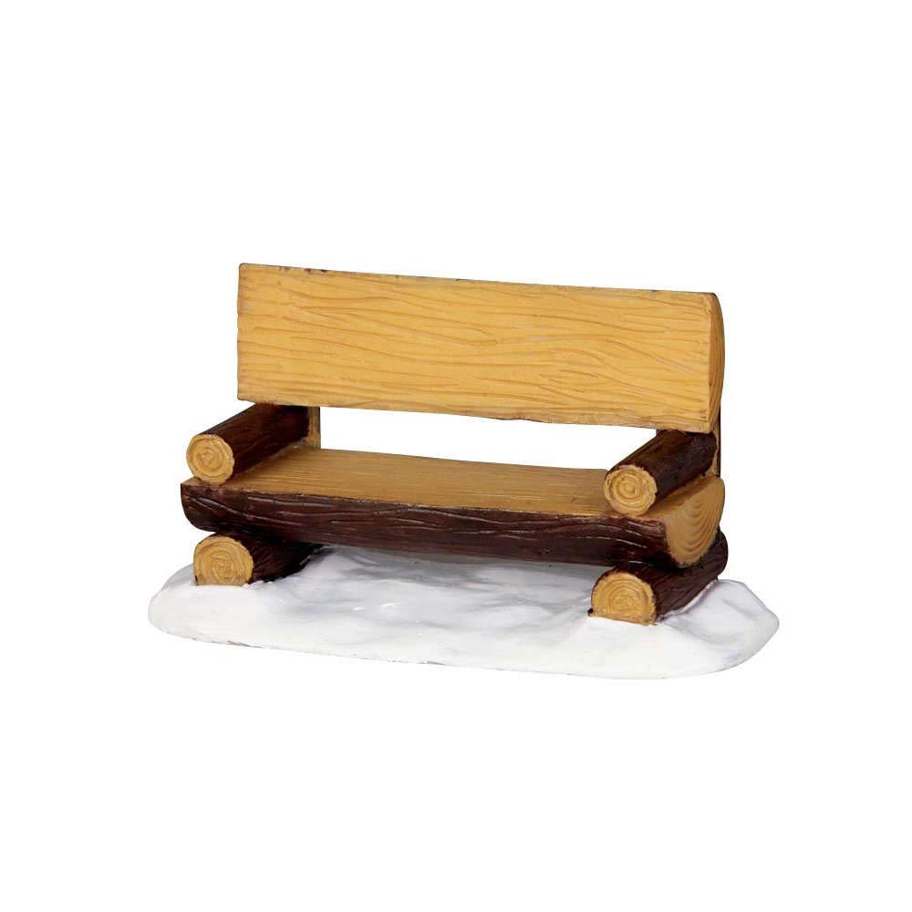 Village Collection Log Bench # 34617