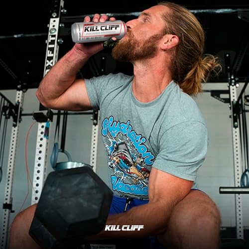 KILL CLIFF Recovery Drink, Tasty Blood Orange | Zero Sugar, Keto- Friendly, Gluten Free | Faster Recovery, Clean Energy, Low Caffeine, Enzymes, L-Carnitine, & B Vitamins | Pre or Post-Workout | 12 Fl Oz, 12 Pack