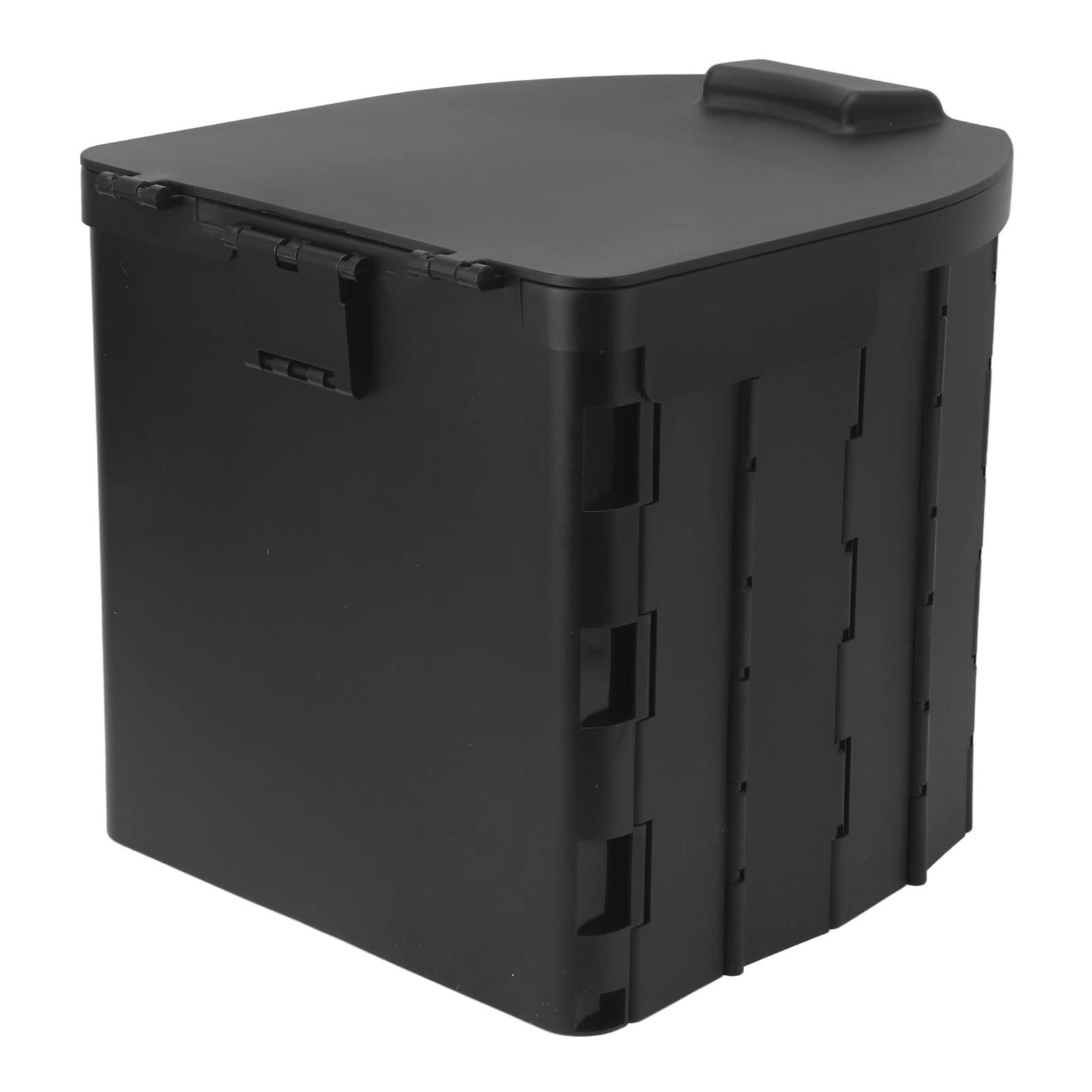 Asixxsix Inodoro Portátil, Orinal para Acampar con Capacidad de 300 Libras, Inodoro de Viaje Plegable con Bolsas Desechables para Acampar Al Aire Libre, Viajes por Carretera, Picnics (BLACK)
