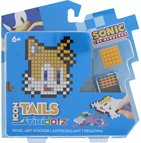 STiKidotz 3D Pixel Art Set with Icon Sonic Design Tails