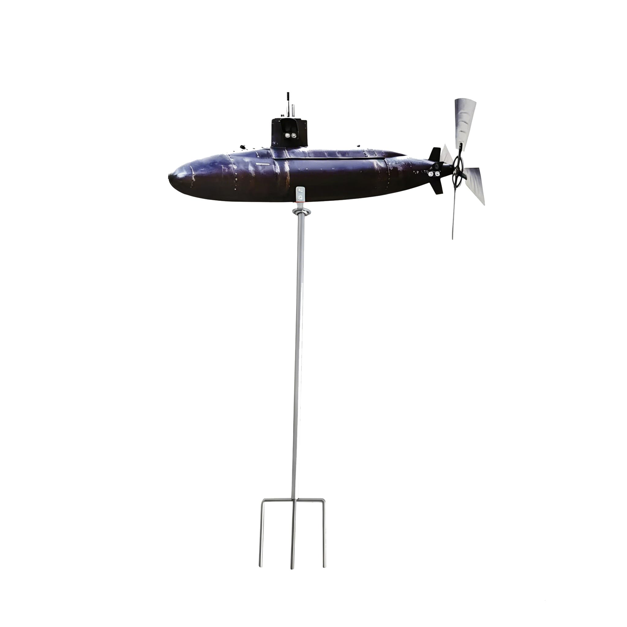 Wind Spinners For Garden，Submarine Wind Spinner, Heavy Duty Metal Kineticwind Spinners, Uv-Resistant Outdoor Garden Spinners For Patio Porch Home Gardens