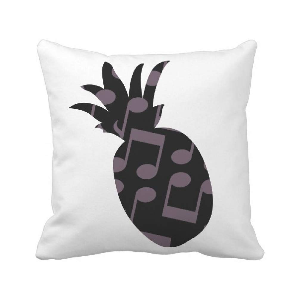 Coussin violet sombre notes de musique pour exprimer votre passion artistique