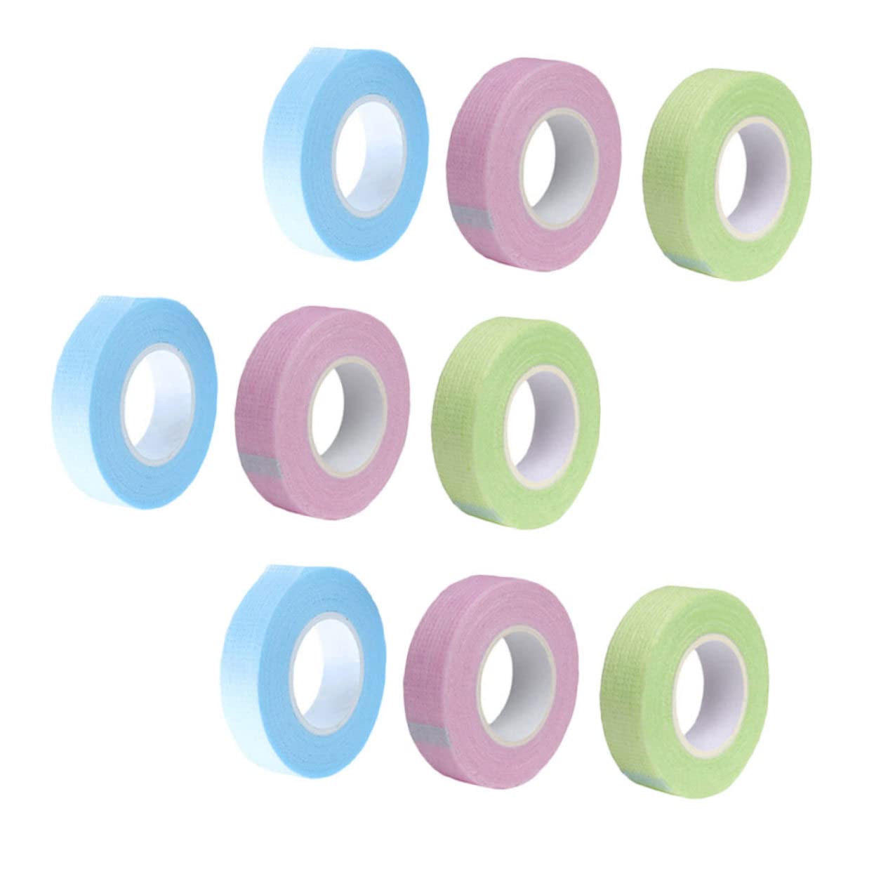 POPETPOP 24rolls Eyelash Grafting Tapes Breathable Lash Isolation Tape for Extensions Beauty Salon Makeup