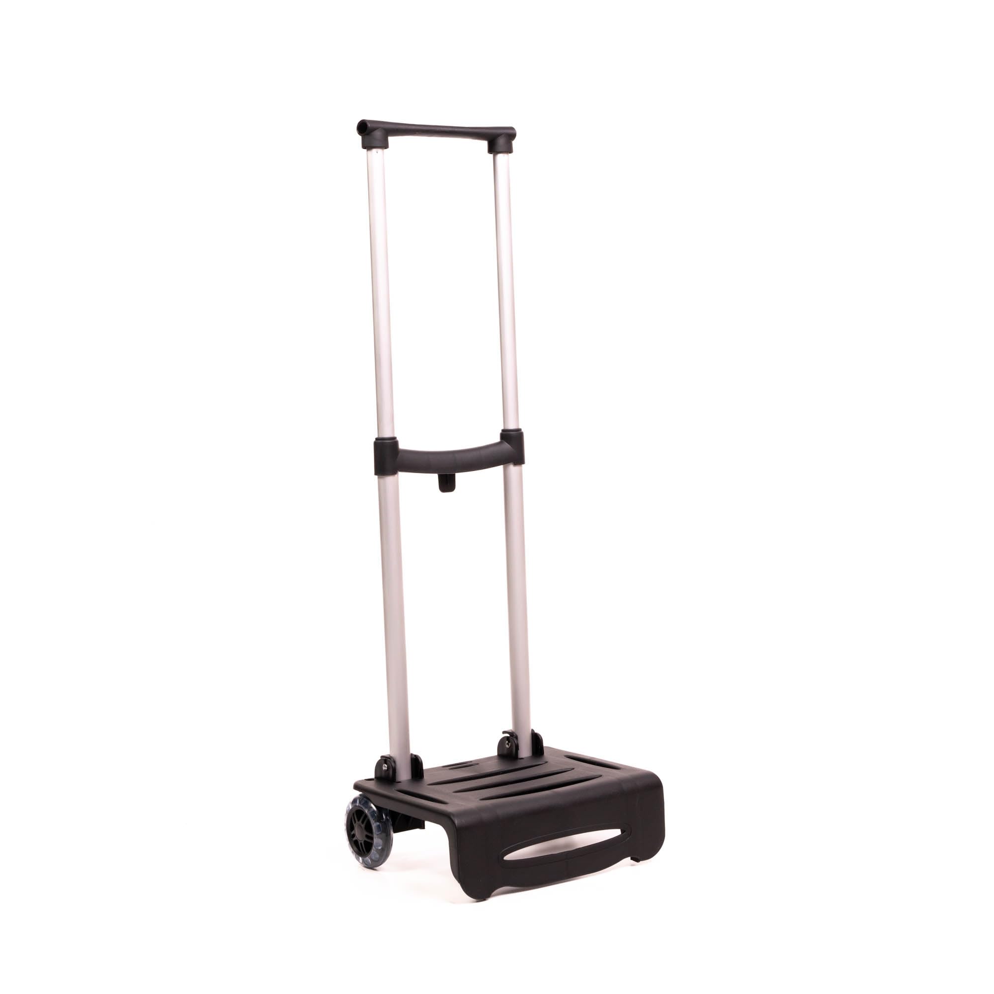 Devesa Carro Mochila Escolar para Niño y Niña Plegable y Resistente - Carrito Plegable con Ruedas para Mochilas Escolares - Trolley Escolar - D202 (Negro)