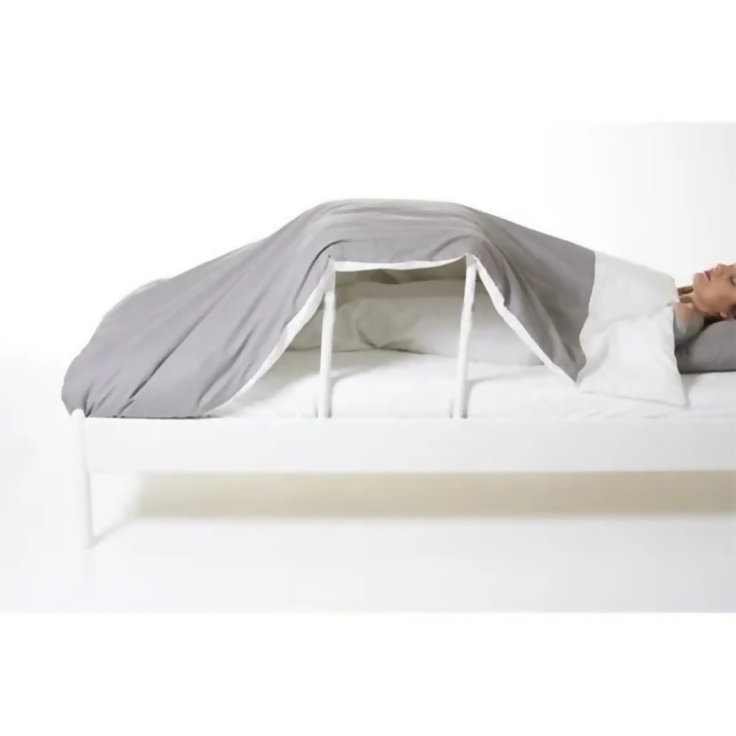 Arceau Lève-Drap L1-Blanc en Tube Acier, démontable, époxy
