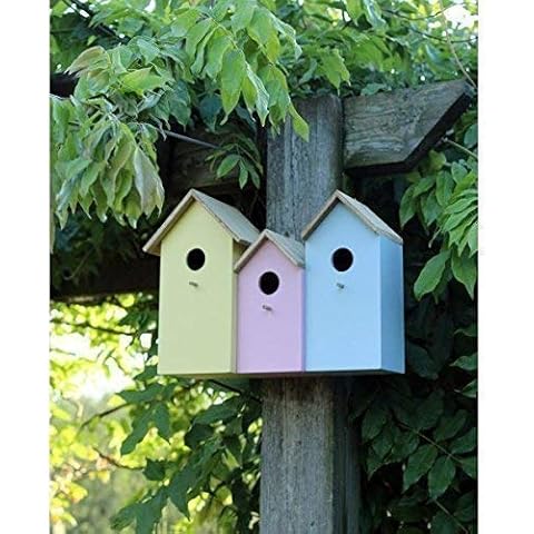 Garden Mile Triple 3 In 1 Colourful Birdhouse Cover