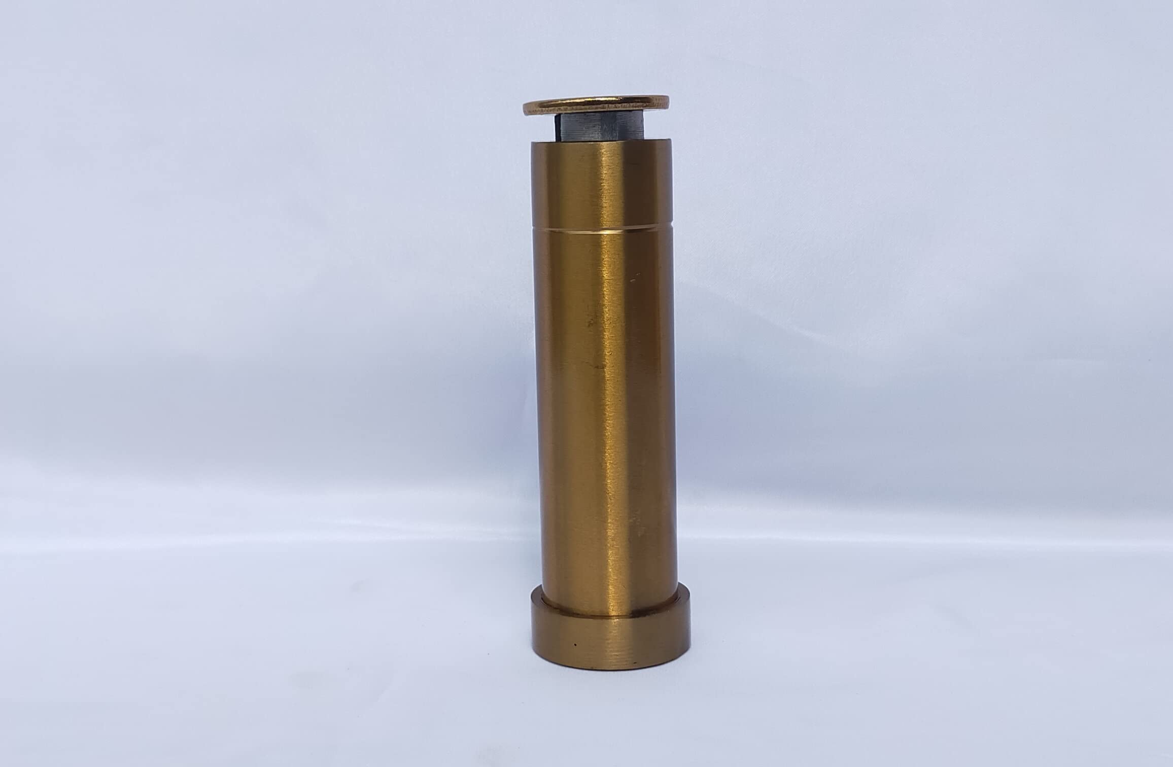 VMD, S.S Heavy Duty 4" Magnetic Door Stopper, Holder, Catcher, for Home, Office, Door Magnet (100 mm x 30 mm) (Golden, 5)