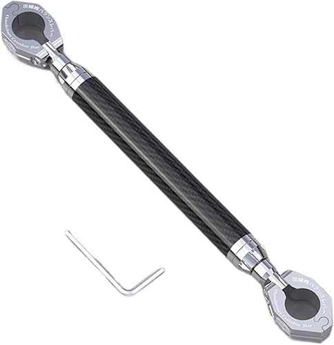 Para KAWASAKI Versys 650 Versys 1000 Versys650 2020 2021 2022 Barra de equilibrio de motocicleta (color plateado, tamaño: 1) plateado,Negro