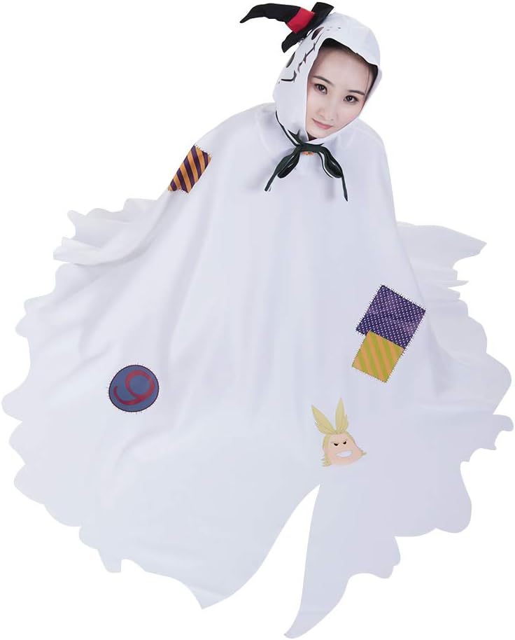 WOSHOW Anime Ghost Cloak Izuku Midoriya Cloak Cosplay Costume Halloween Cloak