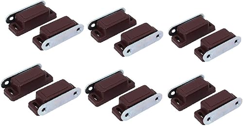 X-DREE Home Office Cupboard Cabinet Door Plastic Shell Side Mount Magnetic Catch 12pcs(Home Office Armario Gabinete Puerta Plástico Shell Lateral