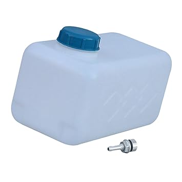 SAZ DEKOR 5L Plastic Air Parking Heater Fuel Tank Gasoline Oil Storage for Car Blue