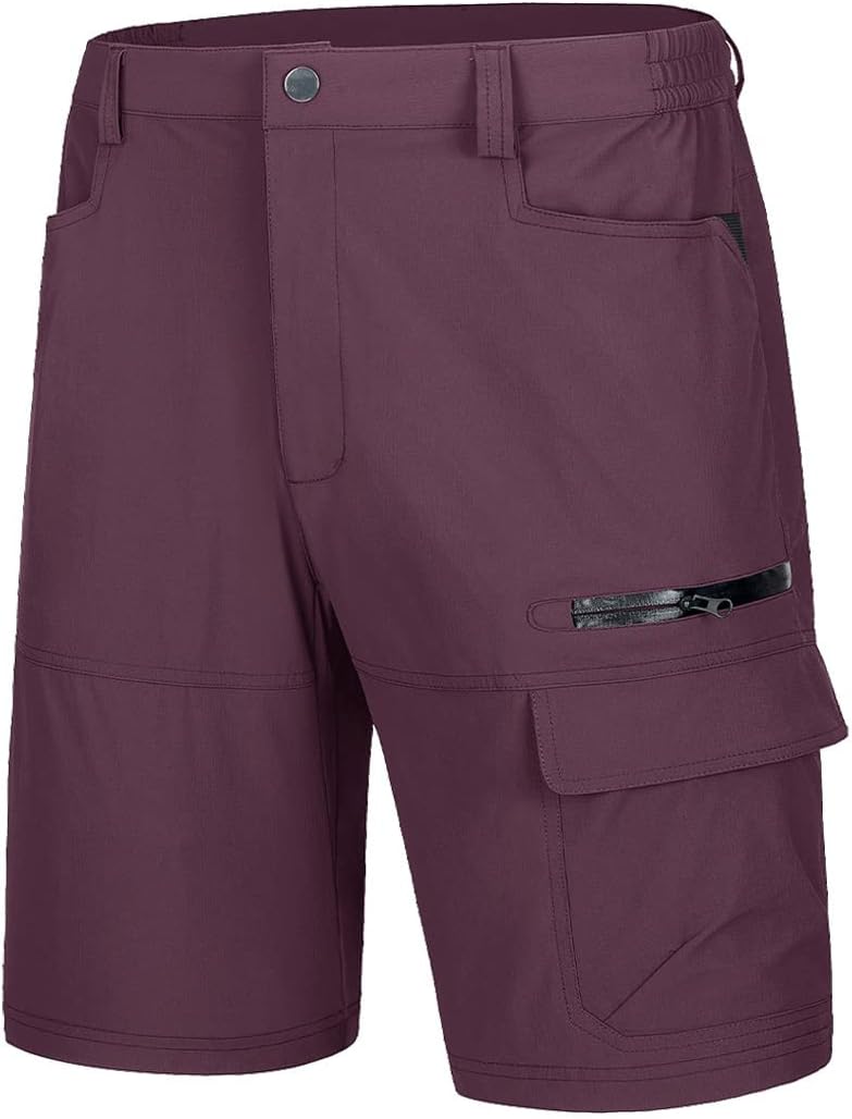 Mens Summer Lightweight Quick Drying Cargo Shorts Outdoor Hiking Tactical Shorts