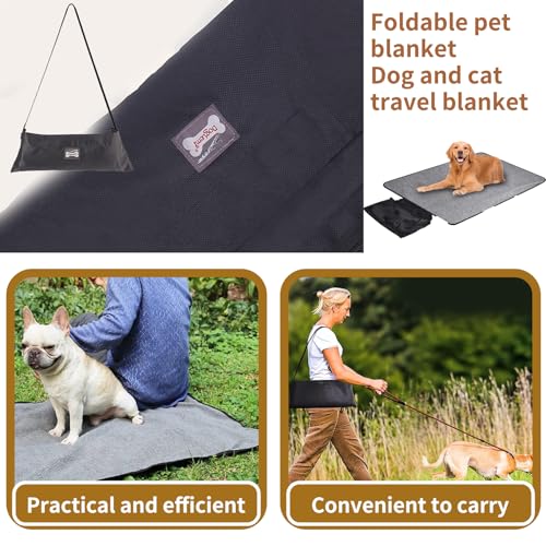 AONAYO Hundedecke Wasserdicht,wasserdichte Hundedecke,Reisedecke Hund,OutdoorHundedecke,HundedeckeFür Unterwegs,Faltbare Haustierdecke,100 X 70 cm Für Outdoor Innen Große Reisedecke Für Haustier
