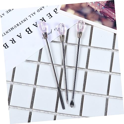 minkissy 2pcs Pen de Puntos y Barra para Mezclar Uñas miniatura 7