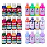 Photo Gallery bastelzone set di colori acrilici – 24 colori ciascuno da 100 ml – colori da pittura altamente pigmentati per bambini e adulti – colori base con colori fluorescenti, colori metallici e pastelli Photo Gallery bastelzone set di colori acrilici – 24 colori ciascuno da 100 ml – colori da pittura altamente pigmentati per bambini e adulti – colori base con colori fluorescenti, colori metallici e pastelli