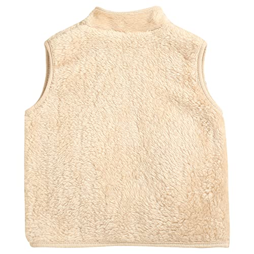 Happy Cherry Fleeceweste Kinder - Ärmellose Warmweste Für Jungen & Mädchen 110-170 Cm