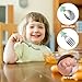 Pimoys 6 Pieces Toddler Utensils Forks and Spoons,Kids Silverware Set with Plastic Handle Stainless Steel Toddler Silverware,Dishwasher Safe