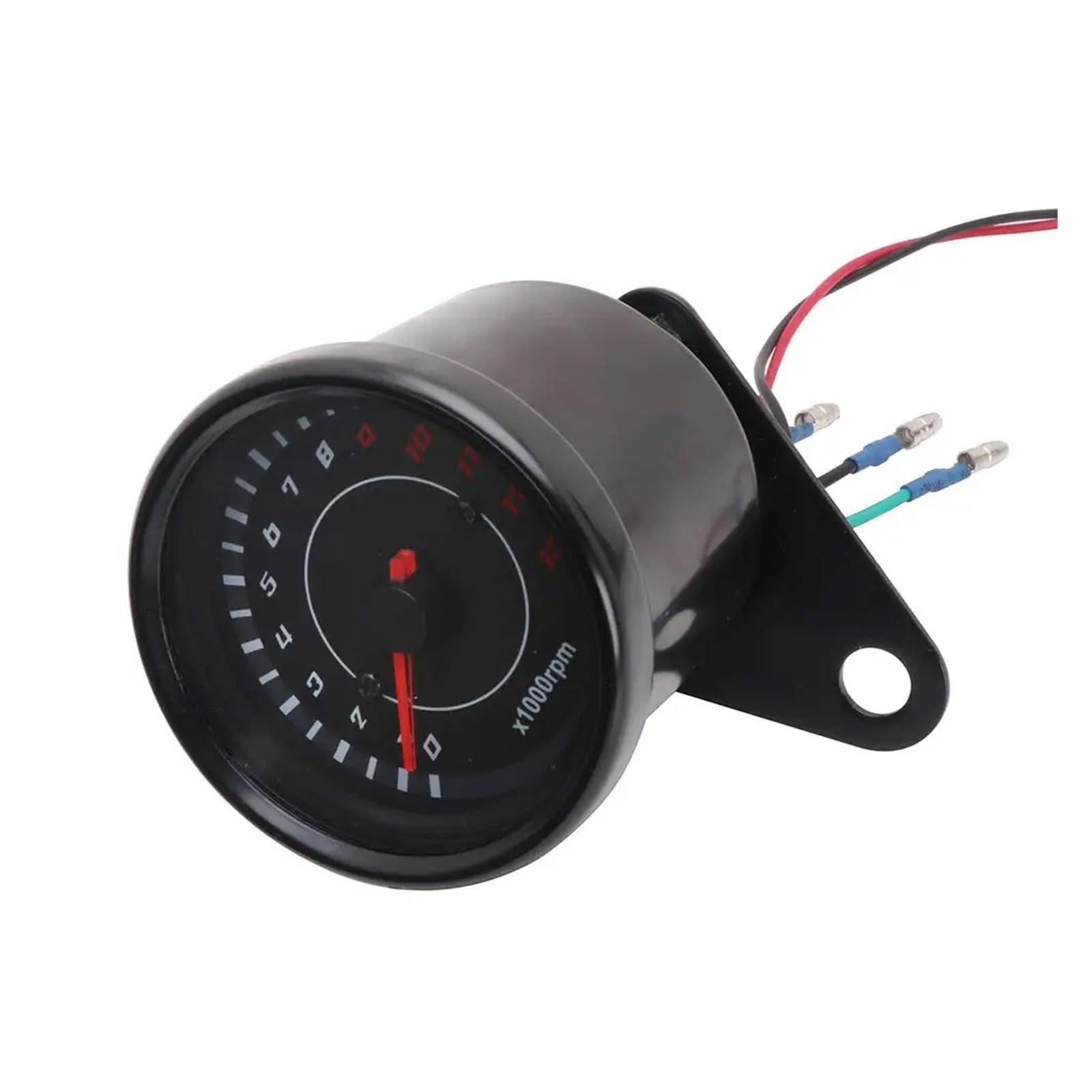 Contagiri universale per moto DC 12V, contagiri elettronico, tachimetro, indicatore retroilluminato a LED, 13000 giri/min. Indicatore