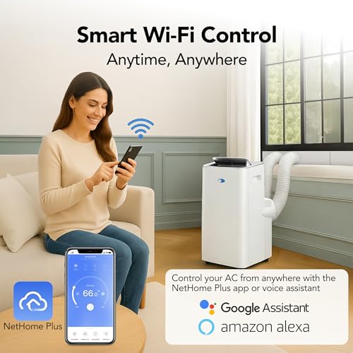 Whynter Portable Air Conditioner 13000 BTU Dual Hose Smart Wi-Fi ARC-1280WX - image 2
