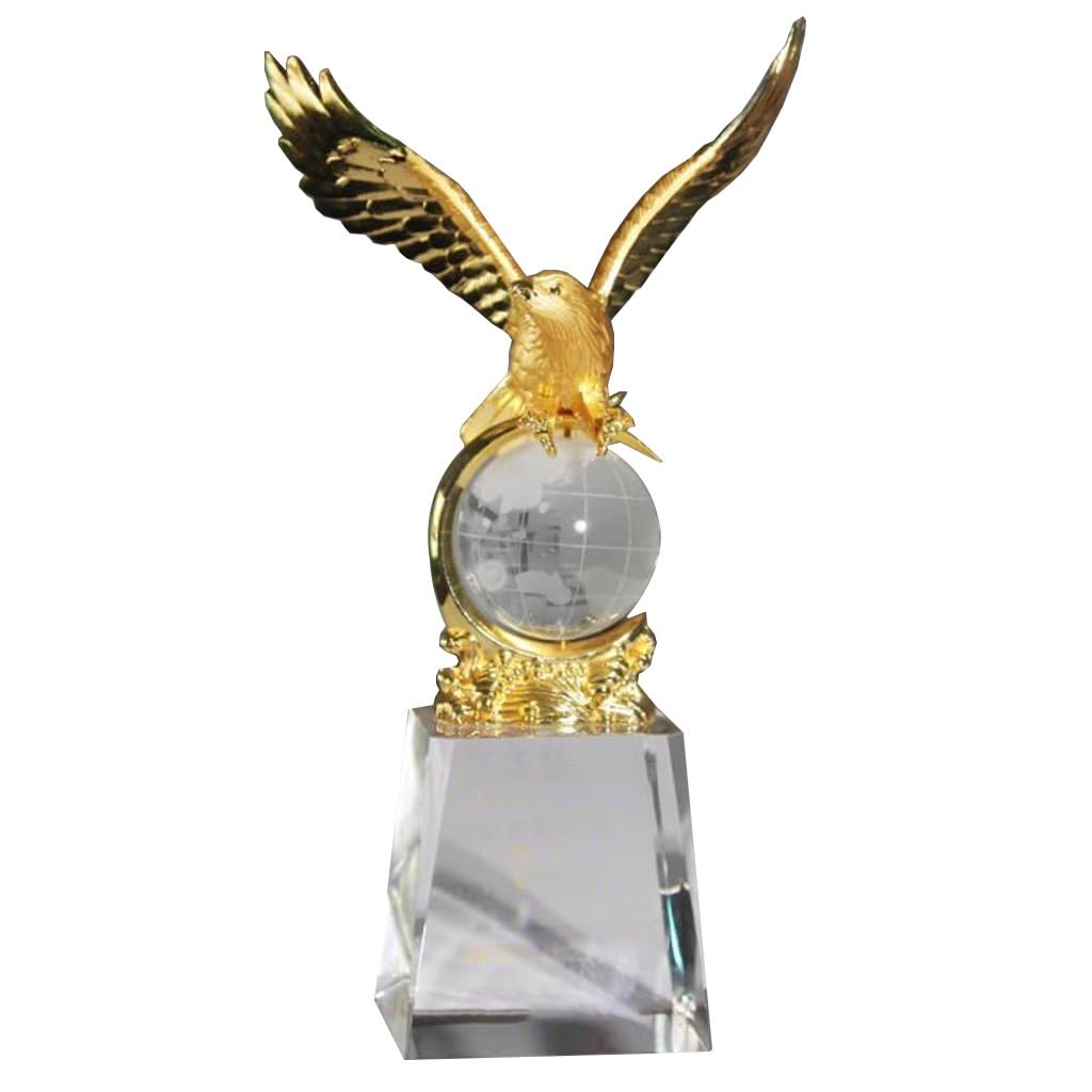 Pokale, Medaillen Auszeichnungen Souvenirtrophäe Zum Jubiläum Der Unternehmenskooperation Trophäe Aus Metall Schriftzug „Ehre Mit Trophäe“. Ornamente