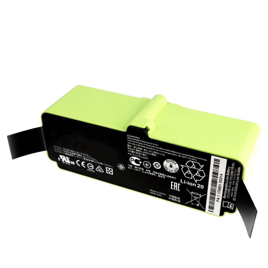 14,8 V 5200 mAh Li-Ion batterij voor iRobot Roomba 900 Series 980 985 981 960 961 964 966 970 895 896 886 871 760 776 696 691 671 671 671 691 671 671 671 691 671 671 6166 kg