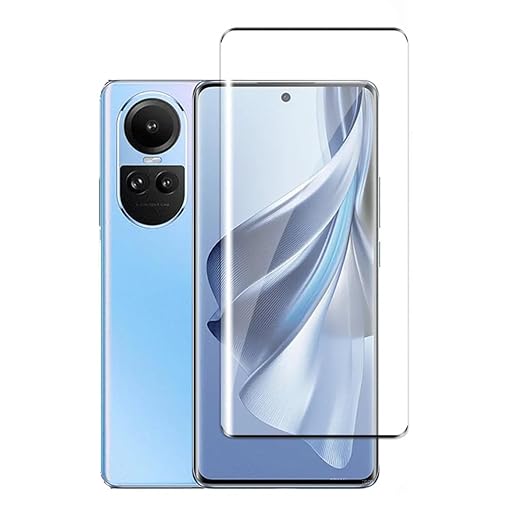 Zubitech Screen Protector for OPPO Reno 10 5G Tempered Glass Screen Protector 9H Hardness Anti Fingerprint Scratch Resistance for OPPO Reno 10