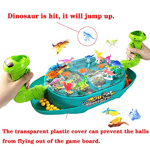 Pualsol Dino Shooting Toys.dinosaur Battle Game With Board Games And Dragon Toys For Kids - Perfect Boys Party Games And Great Fun Gifts For Childrens 4 5 6 7 8 Year Old #TOP4