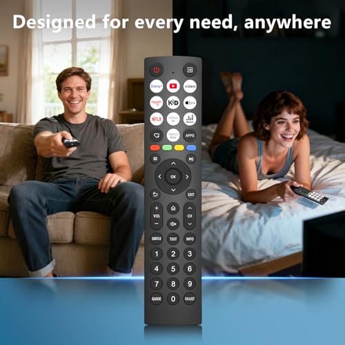 Télécommande de remplacement Hisense universelle Smart TV VIDAA QLED LCD - 6
