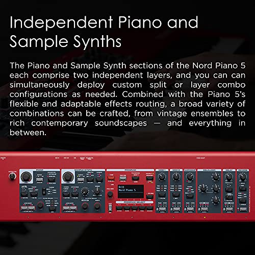 Clavia Nord Piano 5 73 · Piano de scène - Les Beatles, Paul McCartney, John Lennon, RIngo Starr, George Harrison Clavia Nord Piano 5 73 · Piano de scène – Image 5