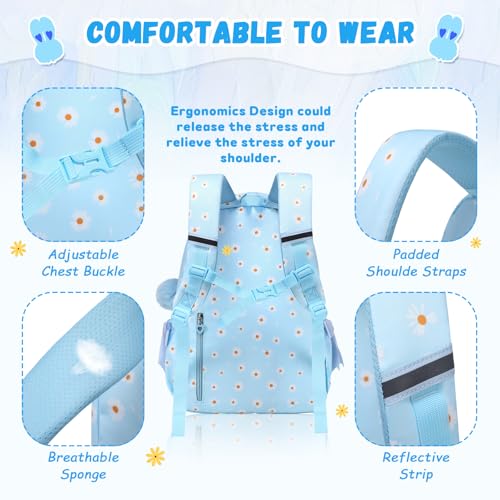 Image of PIG PIG GIRL Kids Backpack for Girls School Book Bag for Elementary Primary