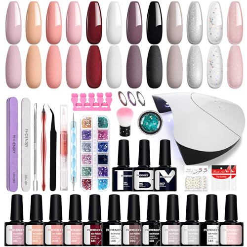 Saint-Acior Kit Uñas de Gel Marca PHOENIXY