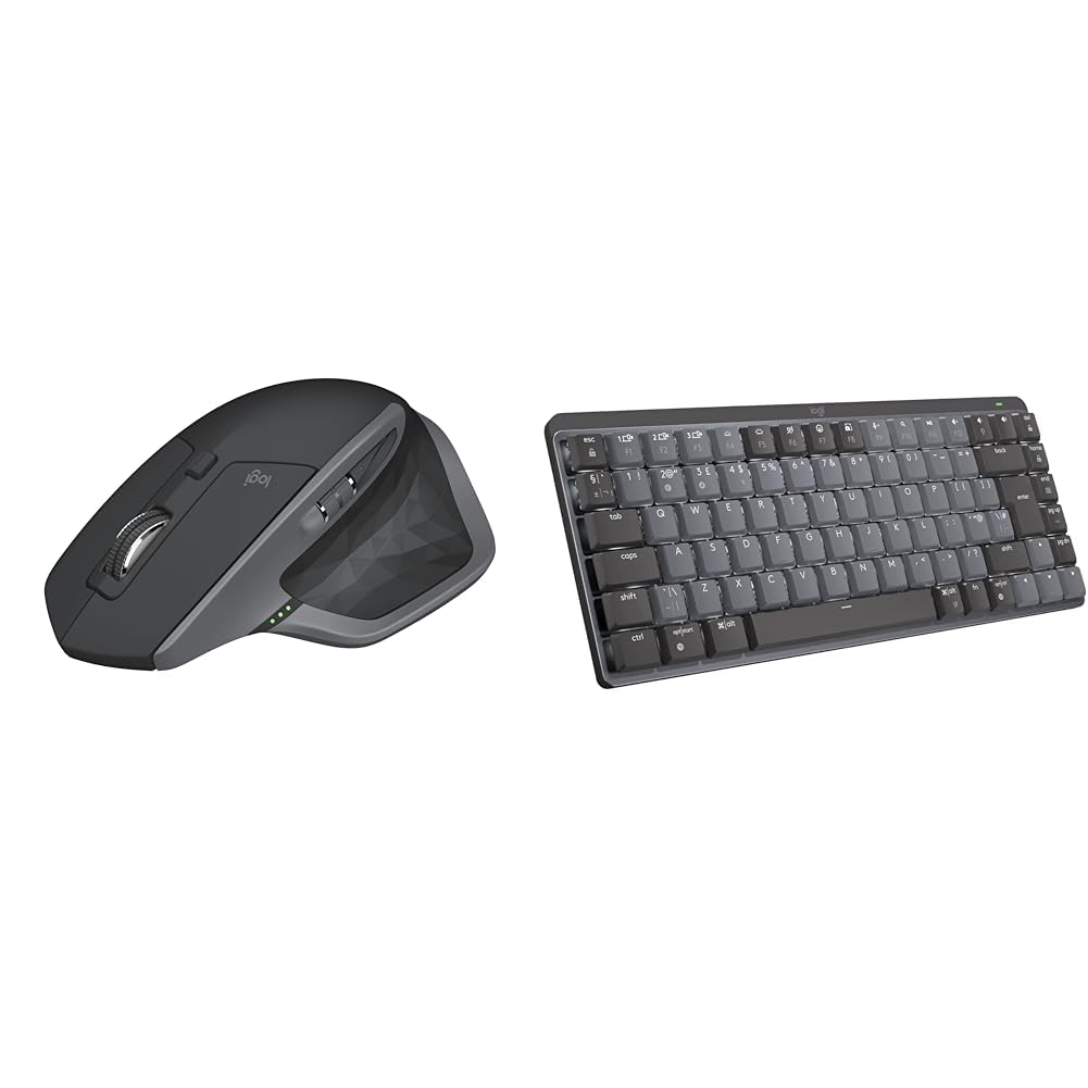 Logitech MX Master 2S Bluetooth Edition, Hyper-Fast Scrolling, Ergo, Rechargeable, Connects Up to 3 Mac/PC MX Mechanical Mini (Free Adobe), Linear Switches, Backlit, Bluetooth, USB-C-image-49