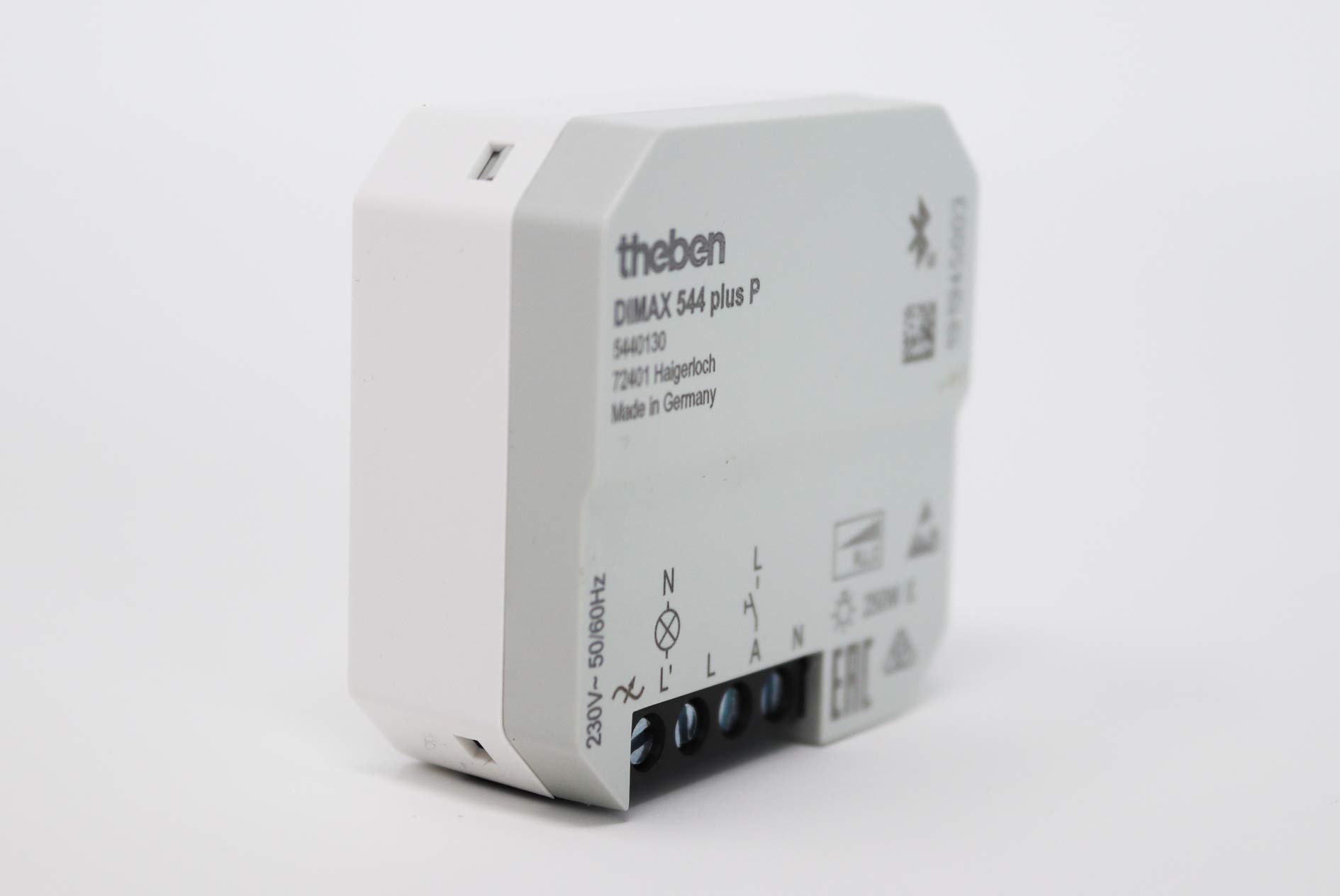Theben DIMAX 544 plus P - Universaldimmer mit automatischer Lasterkennung und Bedienung über App oder Taster 5440130