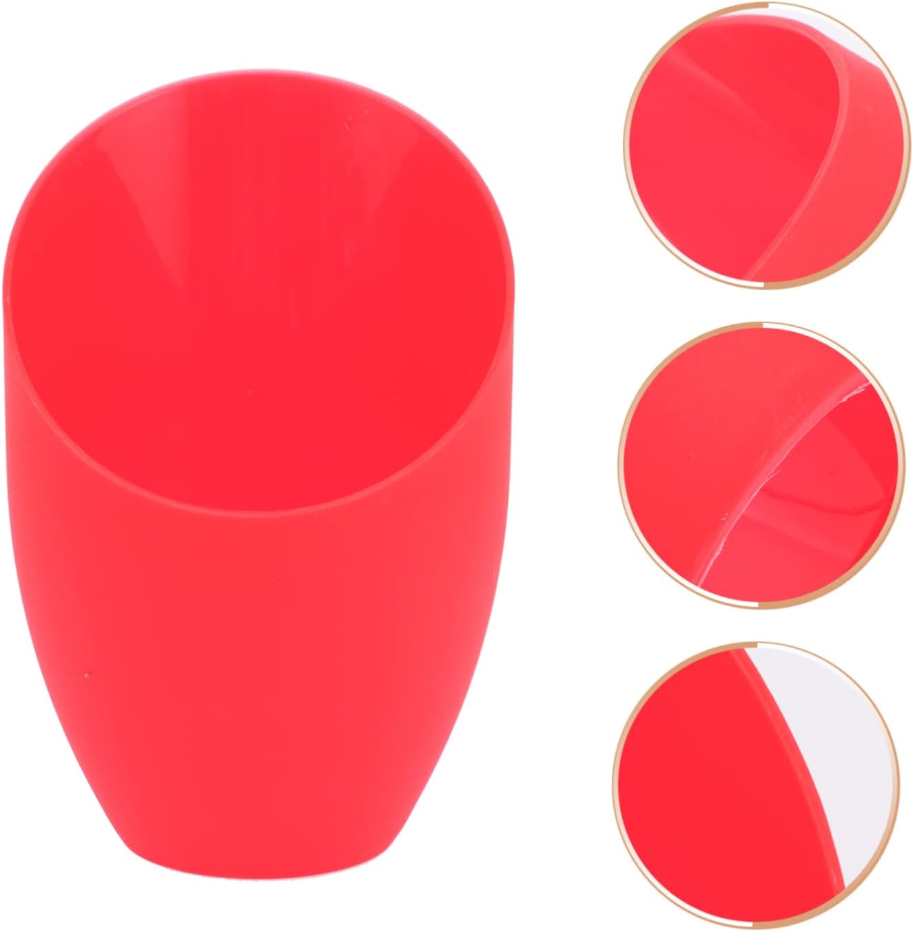 DOITOOL 12pcs Slanted Horseshoe Plastic Lamp Shade Replacement Home Decor Table Lamp Cover Middle for Bedside Wall and Table