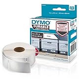 DYMO LW Durable Labels for LabelWriter Label Printers, White Poly, 1” x 3-1/2”, Roll of 100 (1976200)