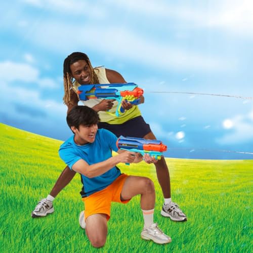 Nerf Super Soaker Power Drench XL Wasserblaster mit innovativer Druck-Ladestation (inkludiert) mit Zwei starken, impulsiven Spritzmodi, Wasserspielzeug für Kinder ab 8 Jahren