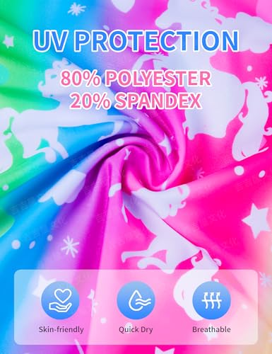 Image of Girls Swimsuit One Piece Bathing Suit Kids' Swimwear Quick Dry Summer Beach
