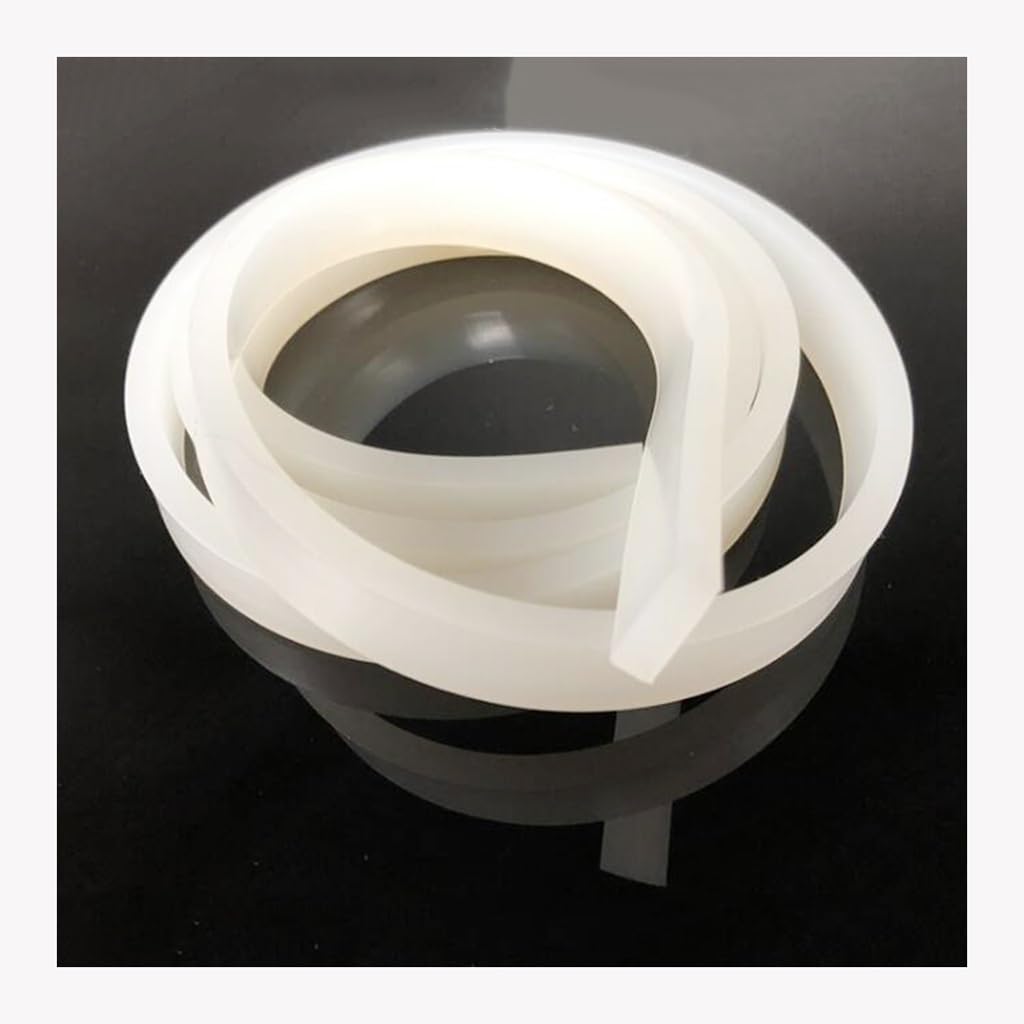 Tira de sellado de silicona de 3 metros de largo: aislamiento resistente a altas temperaturas for mejoras del hogar y manualidades, 1 unidad(10mm x 20mm)