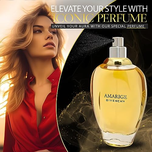 AMARIGE - Eau De Toilette Spray 3.3 oz - Gift Set Pack With Lavender Soy Candle, Car Air Fresheners, and Empty Travel Perfume Atomizer - Image 3