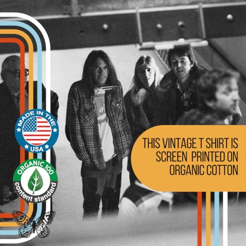 Worn Free Neil Young Vintage T Shirts - Remake 1976 Tour - Organic Cotton3