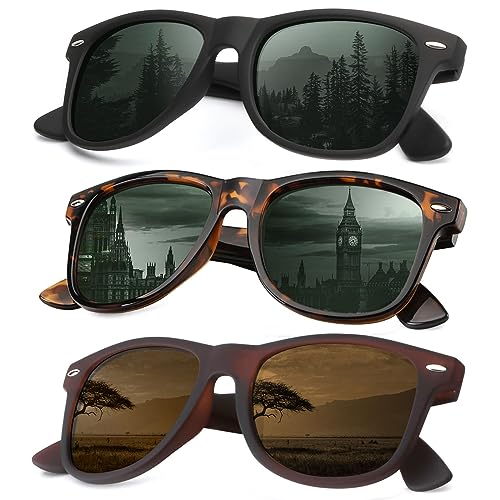KALIYADI Sunglasses Men Polarized for Mens and Womens Unisex Sun Glasses for Driving UV Protection