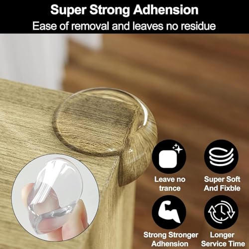 Image of Corner Protector for Baby, Furniture Table Corner Protection, Kids Soft Table Corner Protectors to Cover Sharp Furniture and Table Edges(8 Pack)