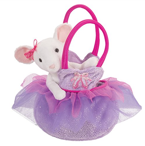 Cuddle Toys 2151  18 cm de Ancho Morado Bailarina ratón Mascota Sak Peluche