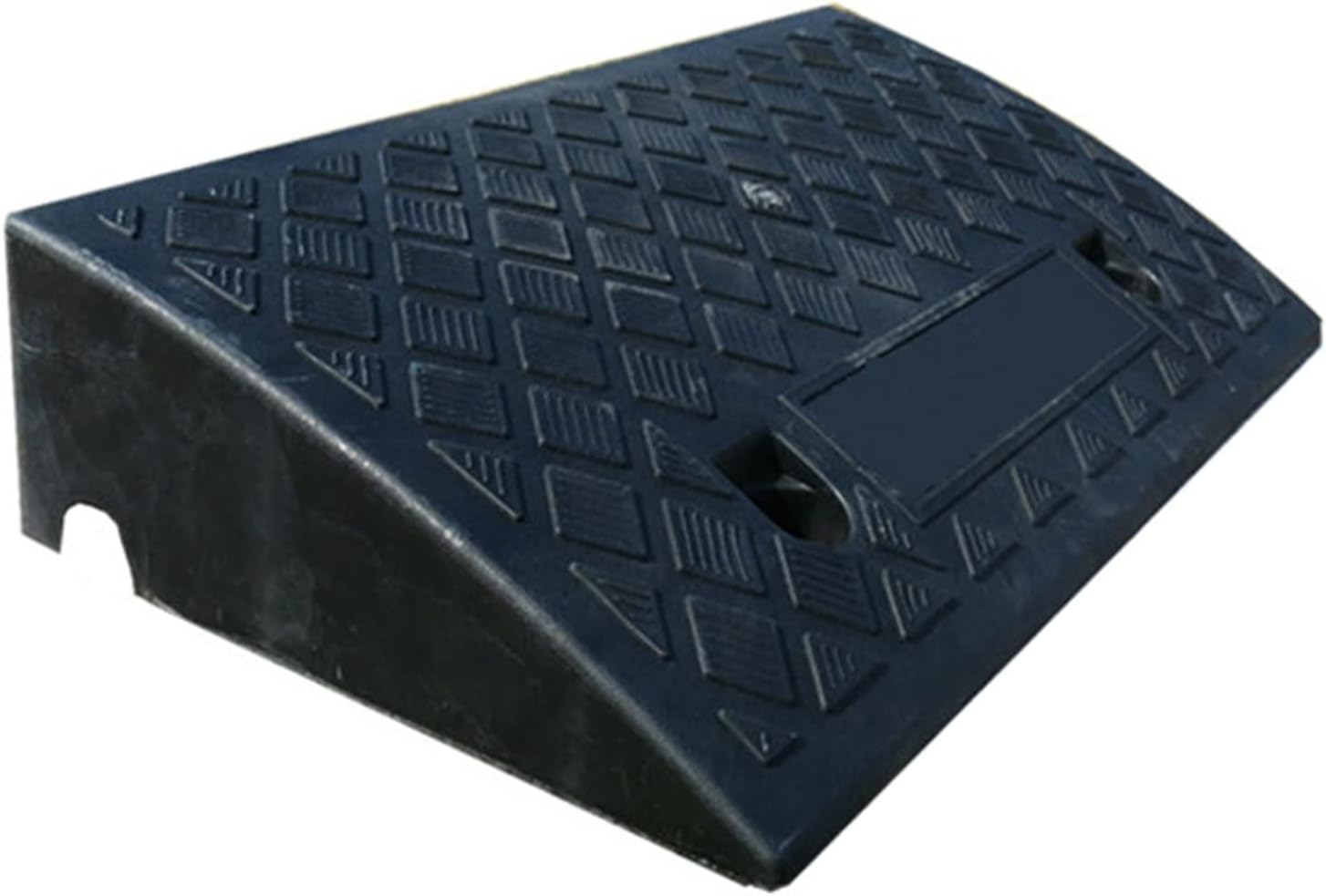 Threshold Ramps,Parking Lot Curb Ramps,for Motorhome, Truck, Shed Ramps, Pets & Wheelchair Threshold Ramp (Color : Black, Battery *1 : 50 * 27 * 12cm)