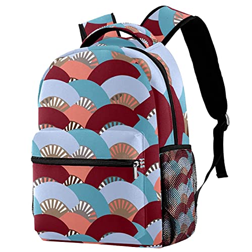 Sac à dos de voyage coloré avec porte-bouteille anti-fuite pour enfant