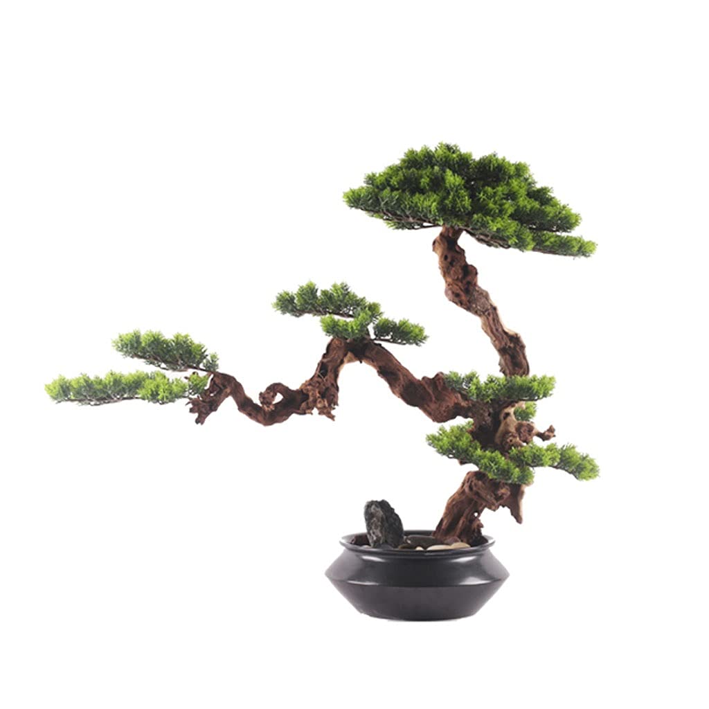 HASMI Schreibtisch deko Neue chinesische Innenwohnung Dekorationen Simulation Desktop Dekorationen Desktop Grüne Pflanzen Dekorationen Handwerk Zubehör Decoración del hogar